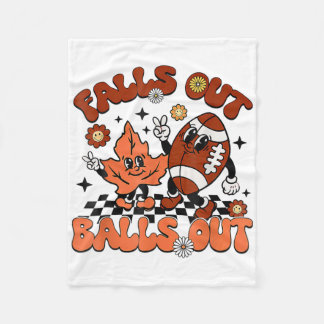 Couverture Polaire Retro Football Se Déplace Vintage Thanksgiving Ki