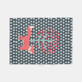 Couverture Polaire Rétro Fox (Devant (Horizontal))