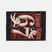 Couverture Polaire Retro Funny Cud Says 6 7 Six Seven Couples Valenti (Devant (Horizontal))