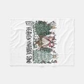 Couverture Polaire Retro Funny Let Heaven And Nature Sing Nes Tree Ch (Devant (Horizontal))