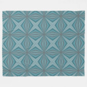 Couverture Polaire Rétro geometric pattern (Devant (Horizontal))