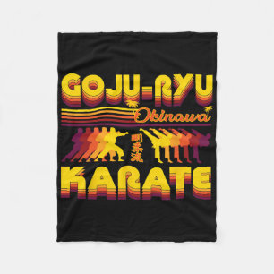 Couverture Polaire Retro Goju-ryu Karate Design Été Vêtements Pour Ka