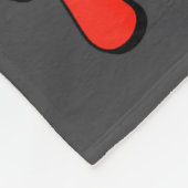 Couverture Polaire Retro Groovy Heart Throb Valentines Day Toddlers B (Coin)