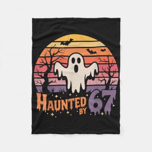 Couverture Polaire Retro Haunted Meme 67 Six Seven 6 7  (Devant)