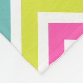 Couverture Polaire Rétro hibou de Chevron (Coin)