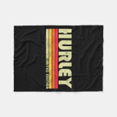 Couverture Polaire Retro Hurley Home State Cool 70s 80s Style Sunset (Devant (Horizontal))