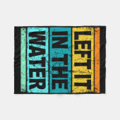 Couverture Polaire Retro Left It In The Water Shirt Christian Faith P (Devant (Horizontal))