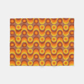 Couverture Polaire Rétro/les années 70 motif chic (Devant (Horizontal))