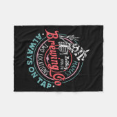 Couverture Polaire Retro Mama's Ery Brewing Co Funny Breastfeeding Sk (Devant (Horizontal))