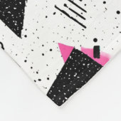 Couverture Polaire Retro Memphis Geometric Pattern (Coin)