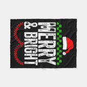 Couverture Polaire Retro Merry And Bright Moody And Uptight Couples C (Devant (Horizontal))