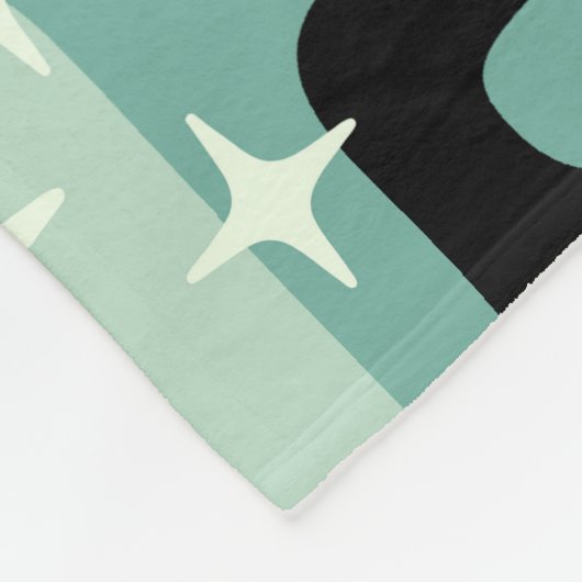 Couverture Polaire Retro Mid Century Modern Abstract Pattern (Coin)