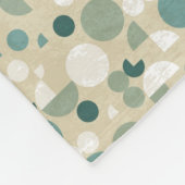 Couverture Polaire Rétro motif abstrait (Coin)