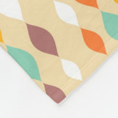 Couverture Polaire Rétro motif d'abrégé sur style (Coin)