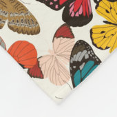 Couverture Polaire Rétro motif floral 2 (Coin)