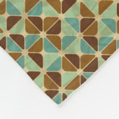 Couverture Polaire Rétro motif géométrique (Coin)
