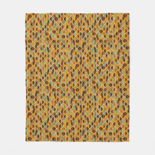 Couverture Polaire Rétro motif géométrique 3 (Devant)