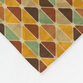 Couverture Polaire Rétro motif géométrique 3 (Coin)