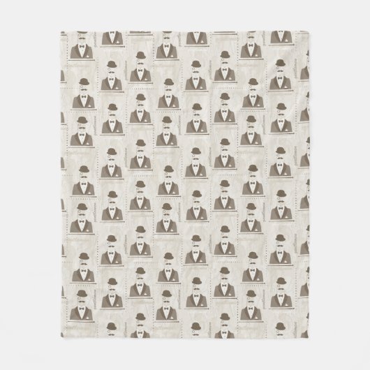 Couverture Polaire Rétro motif pour l'homme (Devant)