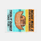 Couverture Polaire Retro Noah Était Un Théoriste Conspirationniste Al (Devant (Horizontal))