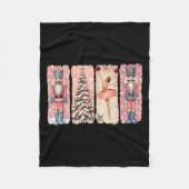 Couverture Polaire Retro Nutcracker Ballet Nk Christmas Xmas Vibes Wo (Devant)