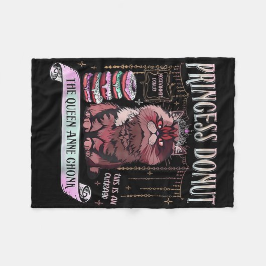 Couverture Polaire Retro Princess Donut Dungeon Crawler Carl Book Lov (Devant (Horizontal))