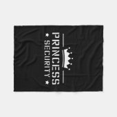 Couverture Polaire Retro Princess Sécurité Garçons Frère Anniversaire (Devant (Horizontal))