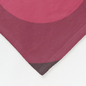 Couverture Polaire Retro Purple Circles (Coin)