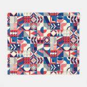 Couverture Polaire Retro Quilting (Devant (Horizontal))