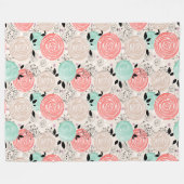 Couverture Polaire Rétro, rose (Devant (Horizontal))