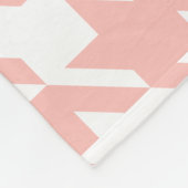 Couverture Polaire Retro rose Houndstooth Fleece Blanket cadeau (Coin)