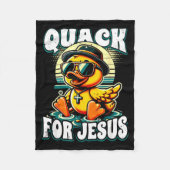 Couverture Polaire Retro Rubber Duck Christian Rubber Ducky Quacks Fo (Devant)