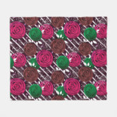 Couverture Polaire Rétro, rustique, folk (Devant (Horizontal))