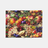 Couverture Polaire Retro Rustique Fruit Fruit Fruit Fruit Tropical Ét (Devant (Horizontal))