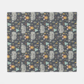 Couverture Polaire Retro RV Camping Toison Blanket (Devant (Horizontal))