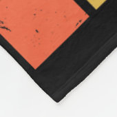 Couverture Polaire Retro Skateboarding Funny Skating Performing Trick (Coin)