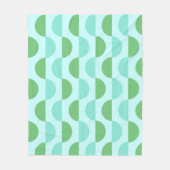 Couverture Polaire Retro Slice Turquoise (Devant)