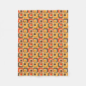 Couverture Polaire Rétro Squares Pattern (Devant)