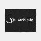 Couverture Polaire Retro Srt Aerial Silks Quote Funny Basic (Devant (Horizontal))