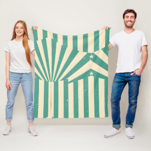 Couverture Polaire Retro Starburst