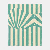 Couverture Polaire Retro Starburst (Devant)