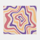 Couverture Polaire Retro starburst sunburst background pattern. 1960s (Devant (Horizontal))