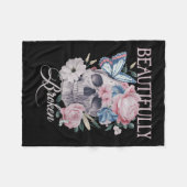 Couverture Polaire Retro Super Jésus Café Enseigner l'amour Inspirer (Devant (Horizontal))