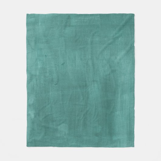 Couverture Polaire Rétro texture verte turquoise d'aquarelle (Devant)