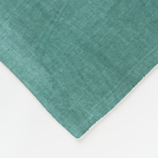 Couverture Polaire Rétro texture verte turquoise d'aquarelle (Coin)