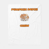 Couverture Polaire Retro Thanksgiving Turquie - Automne Moisson Desig (Devant)