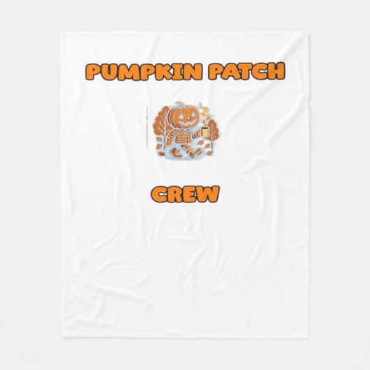 Couverture Polaire Retro Thanksgiving Turquie - Automne Moisson Desig (Devant)