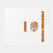 Couverture Polaire Retro Thanksgiving Turquie - Automne Moisson Desig (Devant (Horizontal))