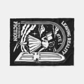 Couverture Polaire Retro Trendy Bookish Book Lover Reading Quotes Lea (Devant (Horizontal))