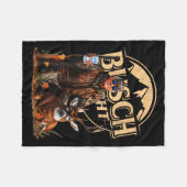 Couverture Polaire Retro Trump Hunting Deer Funny Beer Drinking Hunti (Devant (Horizontal))